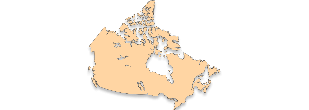canada freight map