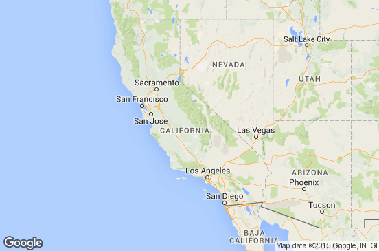 California freight shipping map