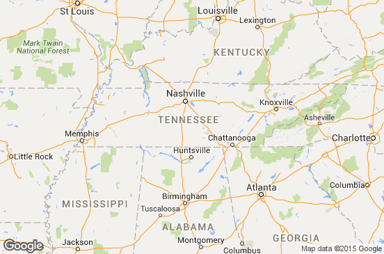 Tennessee Freight Shipping Map